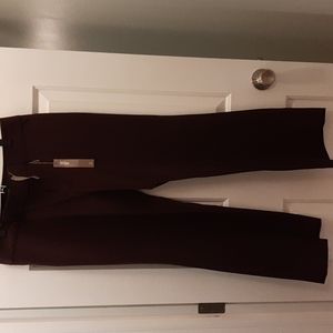 LOFT deep burgundy Marisa trouser